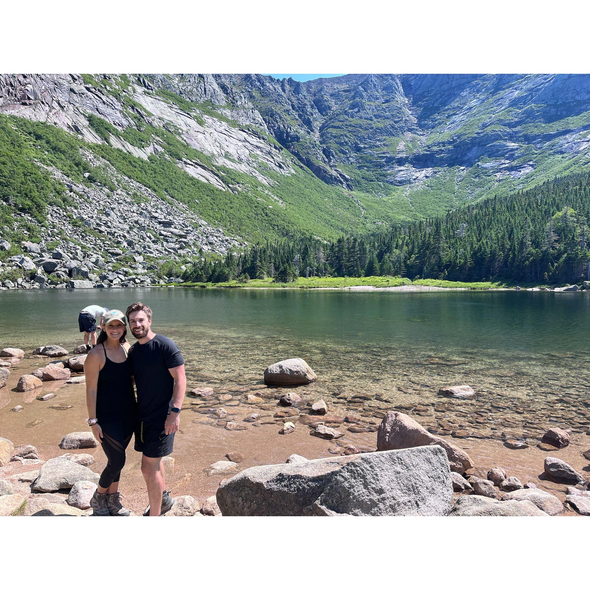 Ryan and Audra love hiking and exploring Maine. They hiked Mount Katahdin (the highest peak in Maine) July, 2022 with Ryan's brother, Cam.