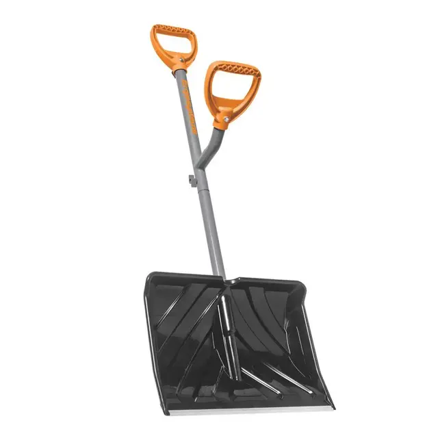 48 in. Steel Shaft Impact Resistant Snow Shovel