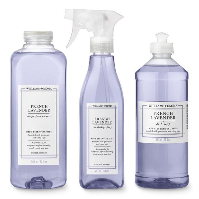 Williams Sonoma French Lavender Cleaning Set