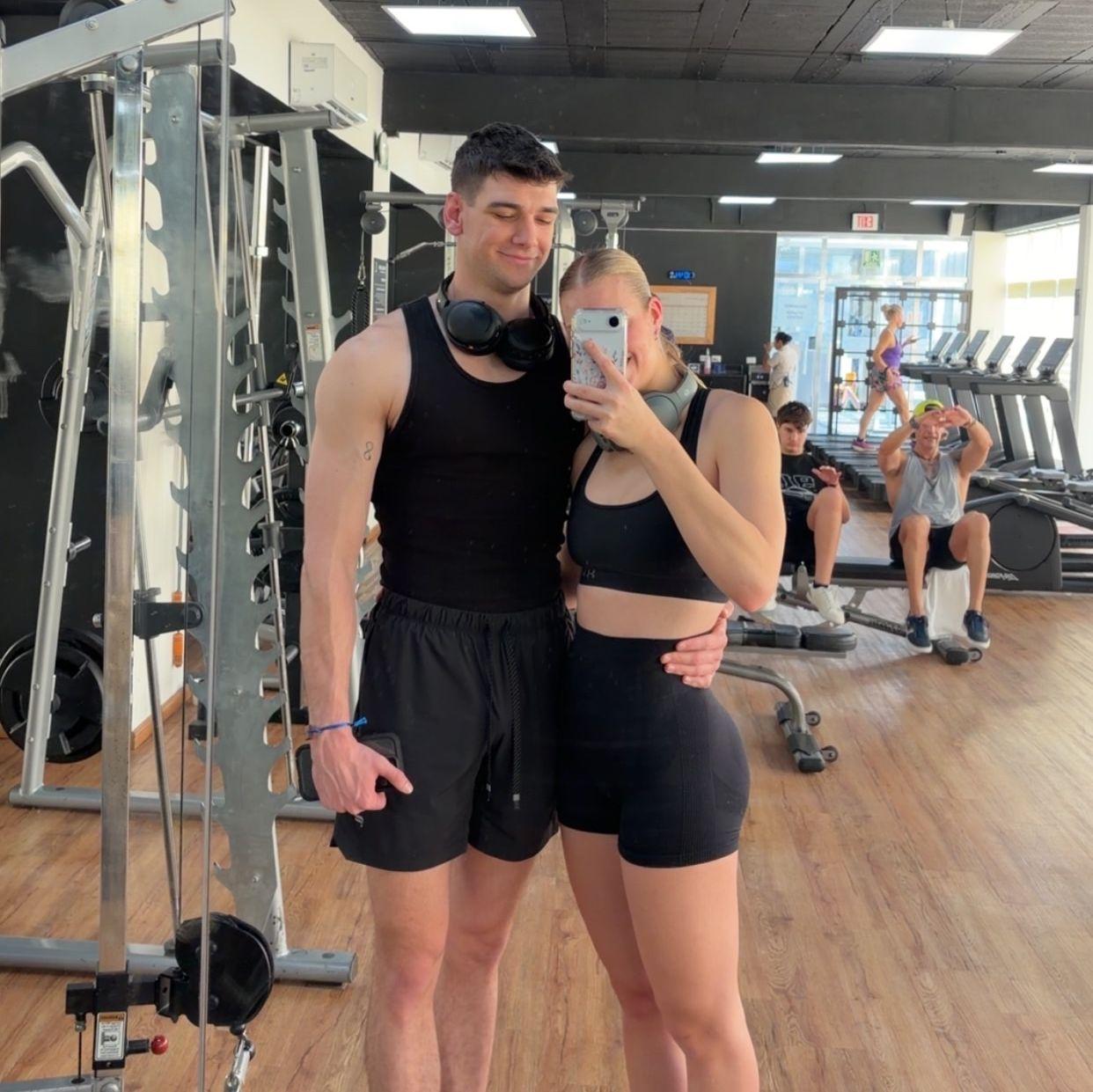 Always at the gym together