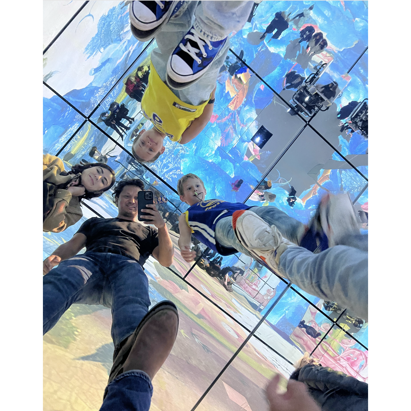 Exploring an immersive art museum!