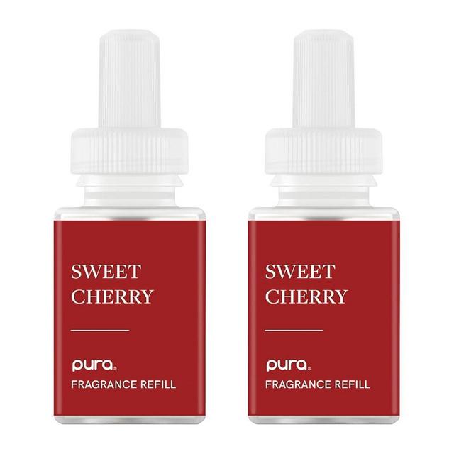 Pura Refill - Smart Home Air Diffuser - Up to 120 Hours of Premium Fragrance per Refill - Clean Diffuser Fragrance for Home & Office - 2 Pack, Sweet Cherry
