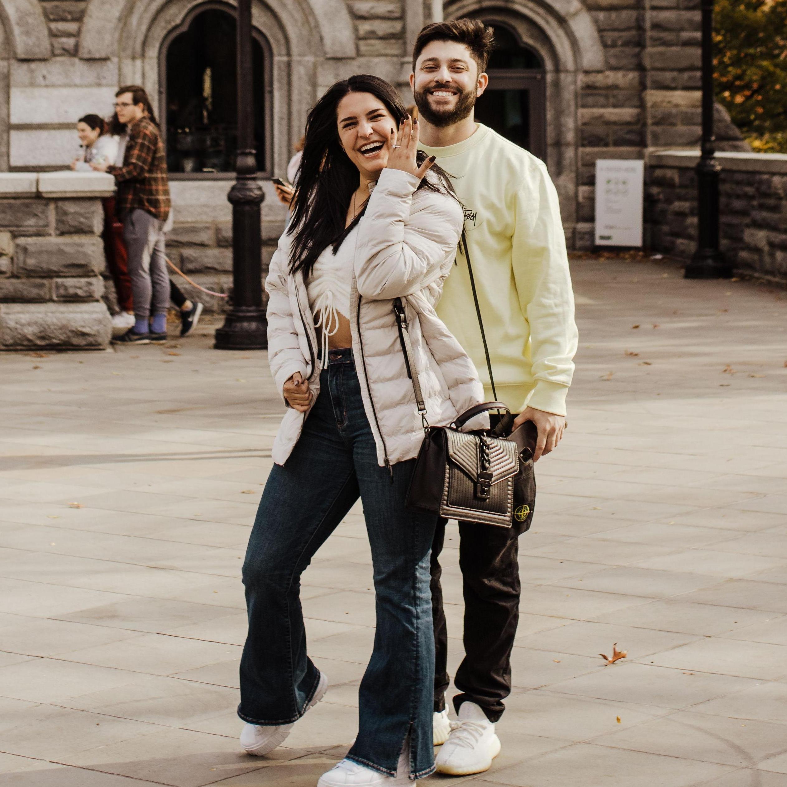 Moments after the proposal!