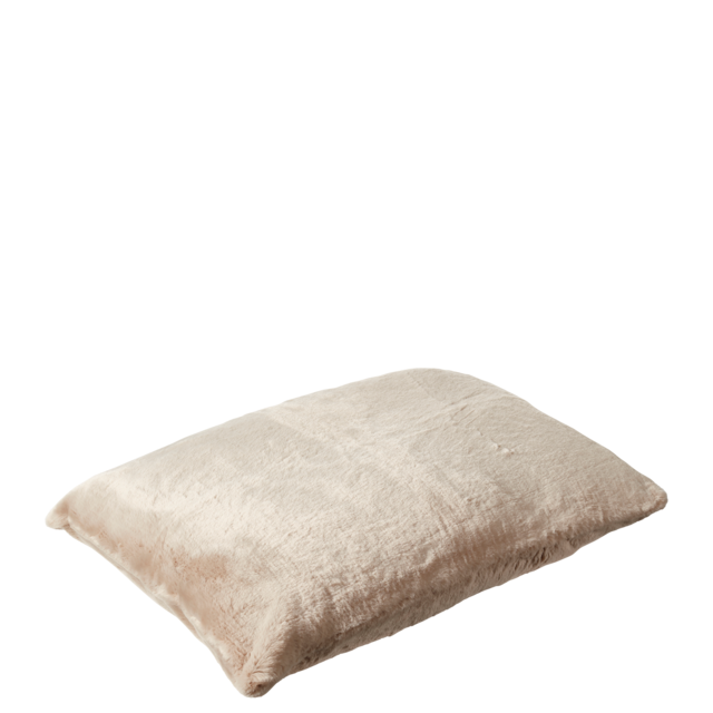 Large Faux Fur Pet Pillow Cover - Seal Grey