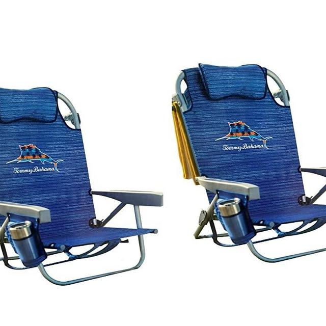 Tommy Bahama Backpack Beach Chair 2 Pack (Sailfish and Palms)