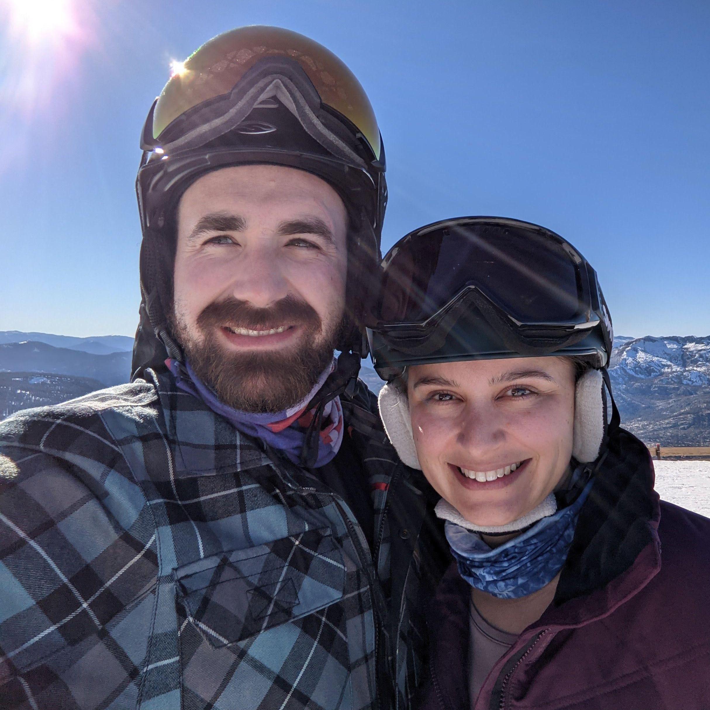 Very exciting to find a partner to ski/board with!