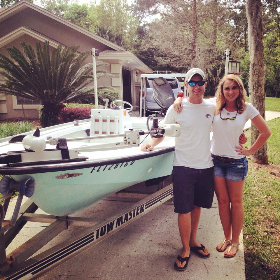 The day we bought our boat 2014