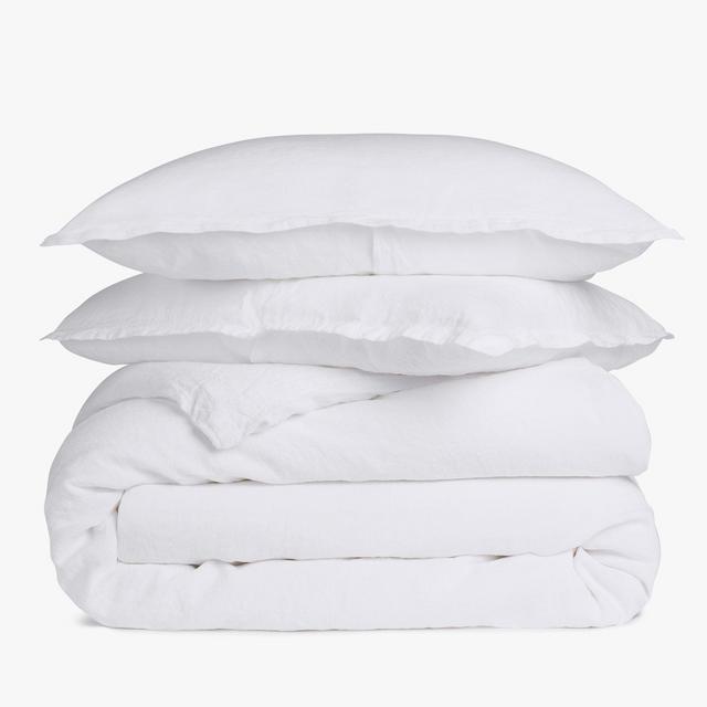 Parachute Home Linen Duvet Cover Set King White