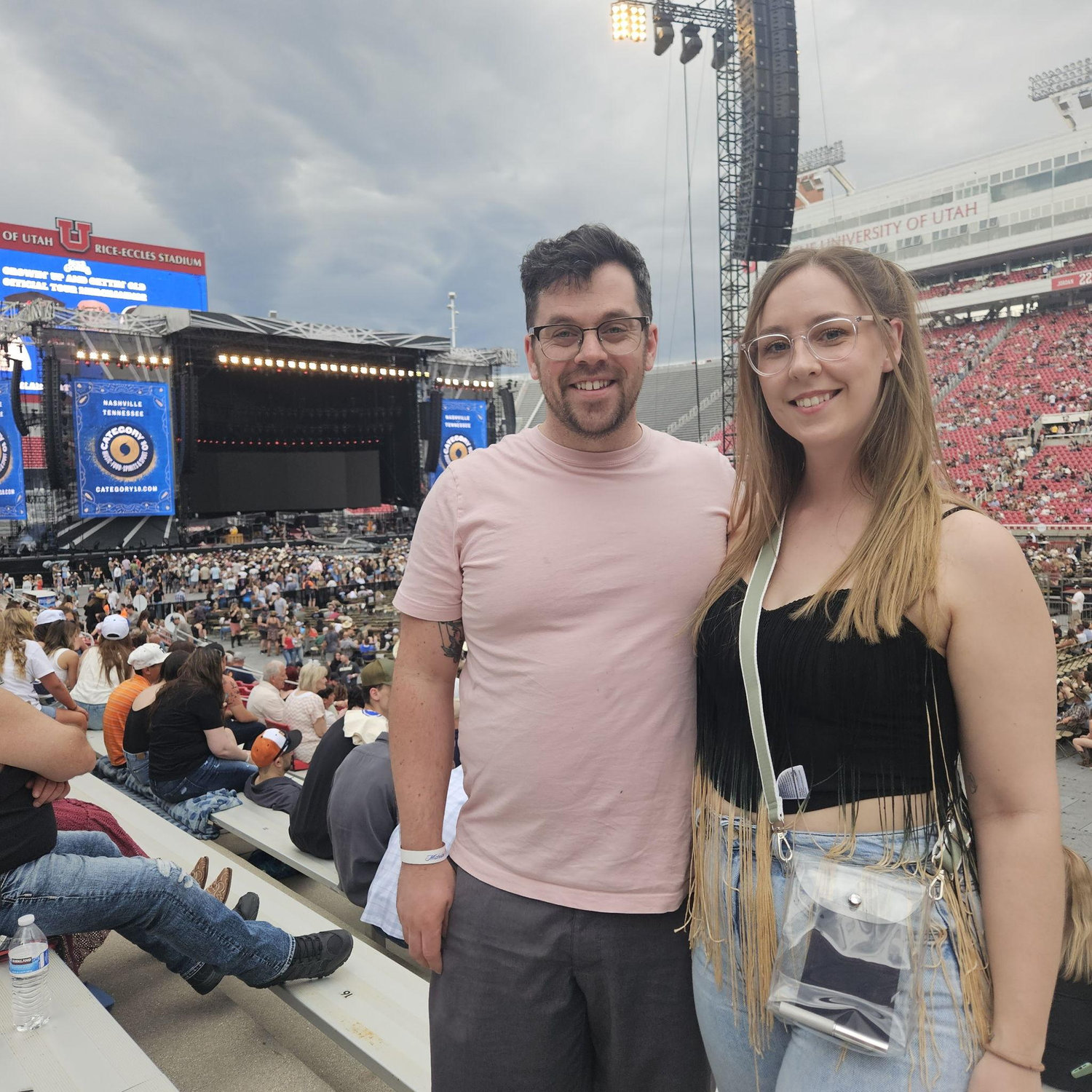 Enjoying a Luke Combs concert