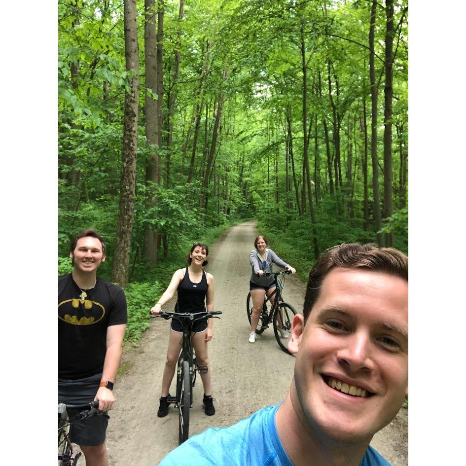 Our first trip to Ohiopyle! A little over a year later, Eric proposed to Melanie here with the same company.