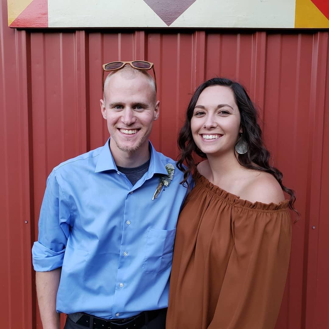 Celebrating Clint’s sister getting married.