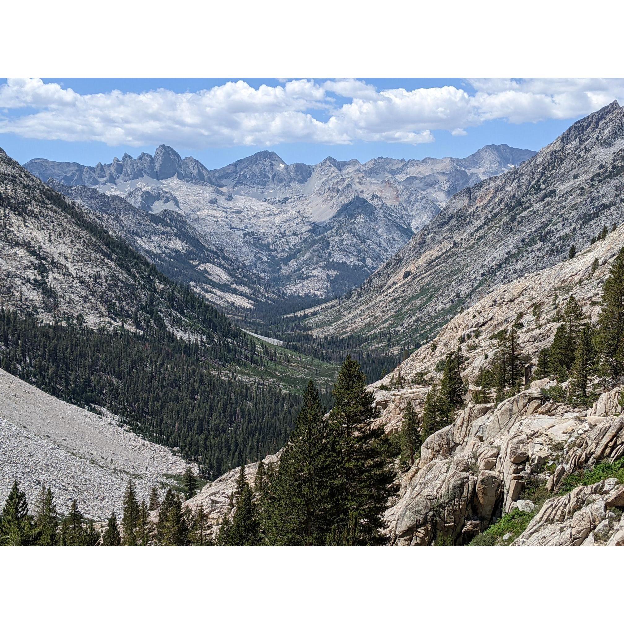 From Kearsarge pass, 12,ooo feet,