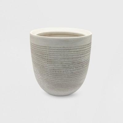 9" Textured Ceramic Planter White - Project 62™