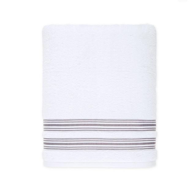 Nestwell™ Hygro Fashion Stripe Bath Towel in Dapper Grey