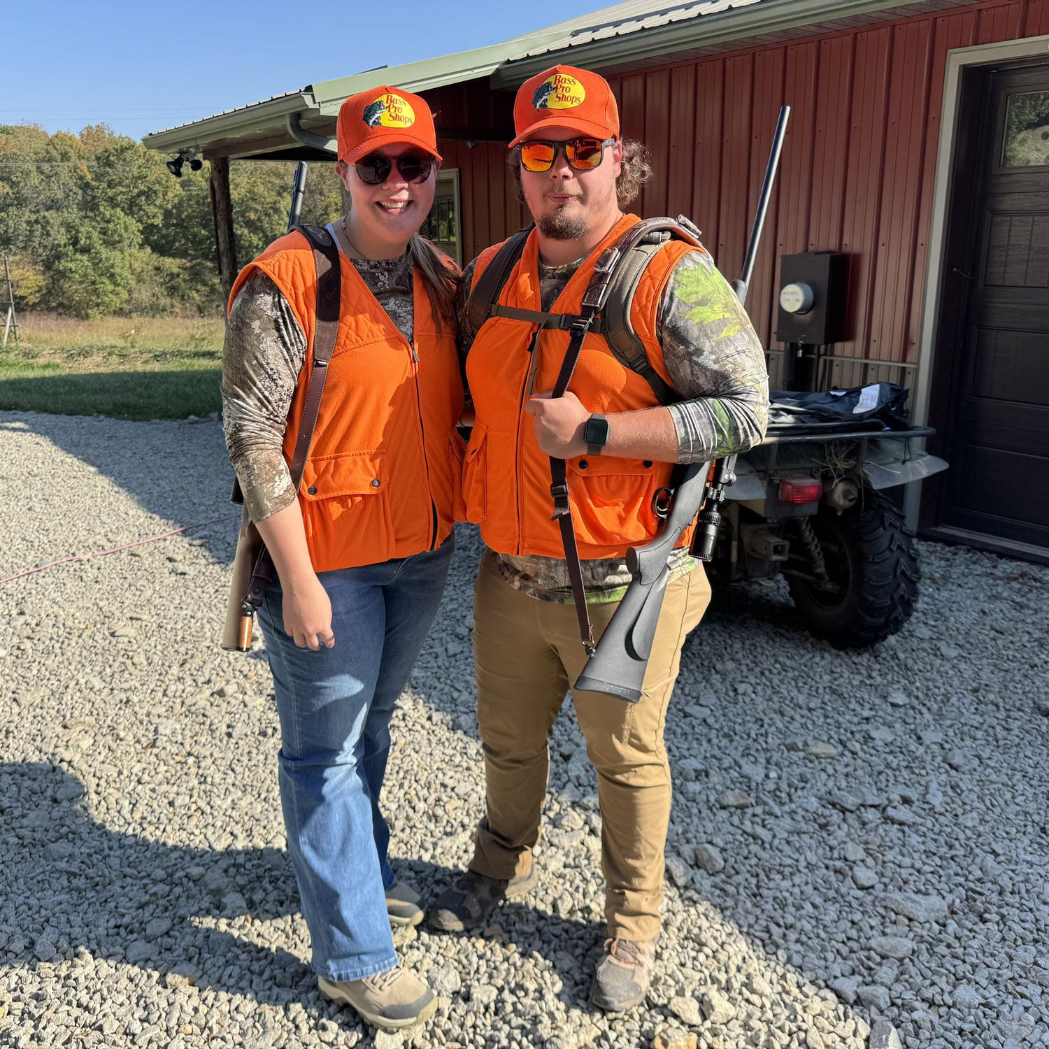 Our first time hunting together!
