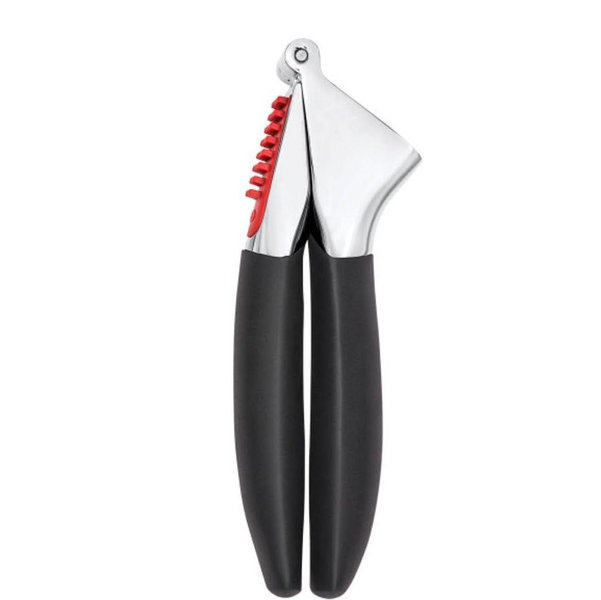 OXO Good Grips Heavy Duty Garlic Press, Die-Cast Zinc, Black