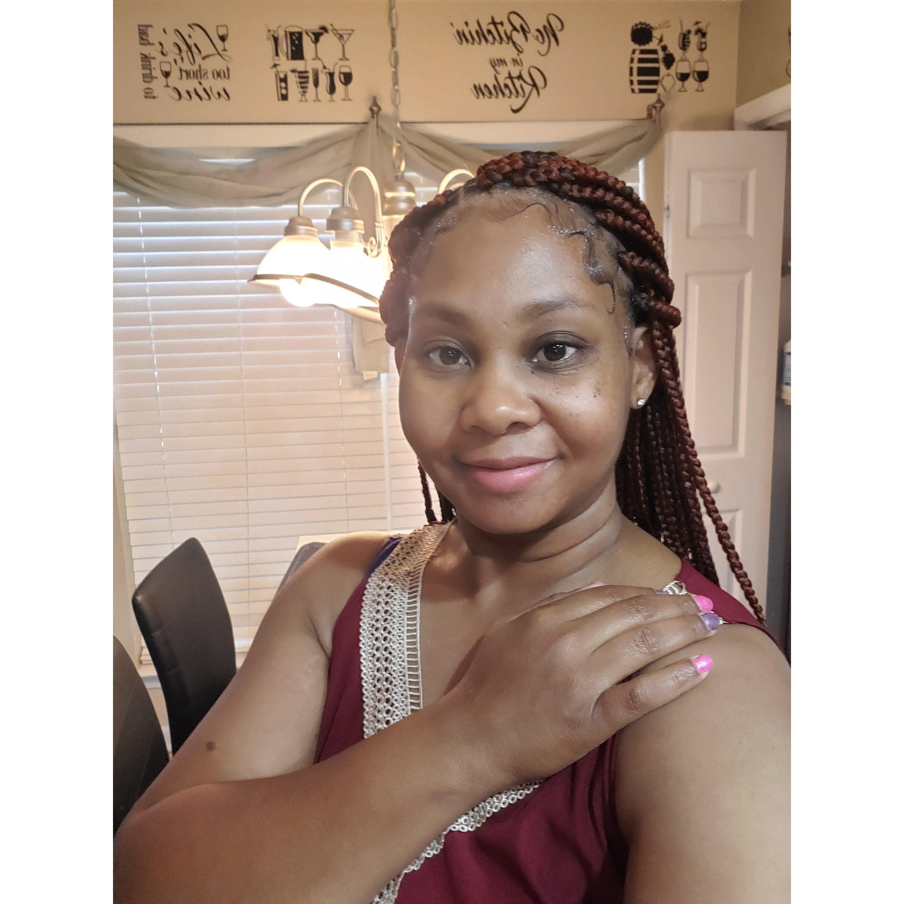 Fresh from the nail and beauty salon..