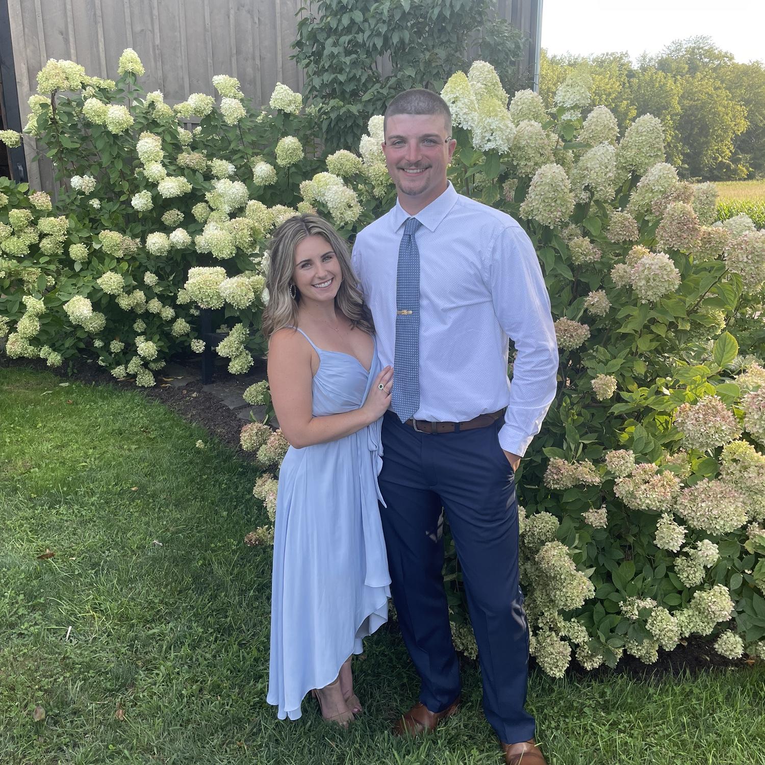 Our first wedding together - at the very same place we will be getting married :)