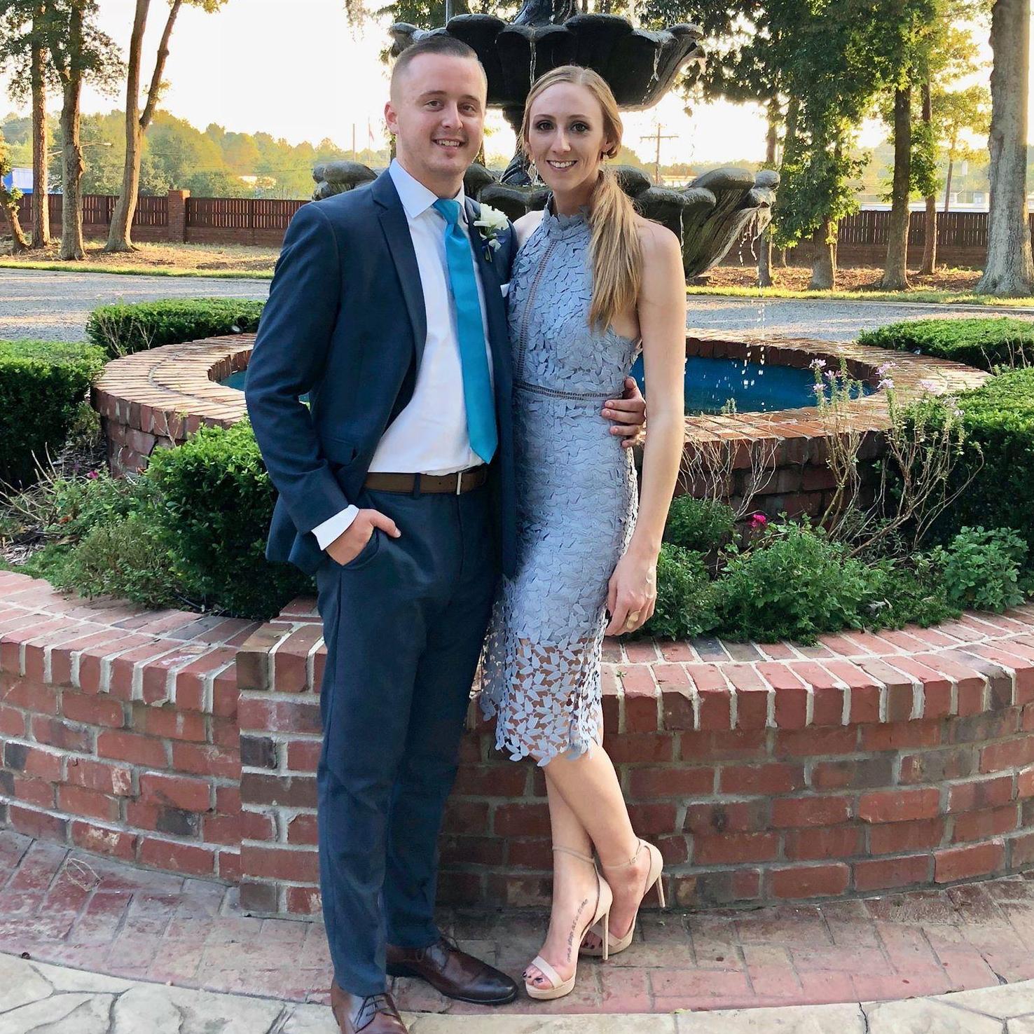 Ryan and I at Edward and Caley's wedding