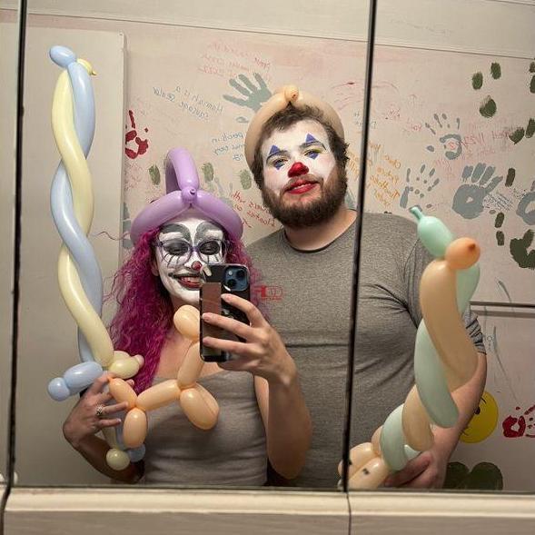 Clowning around on Valentine's Day - 2025