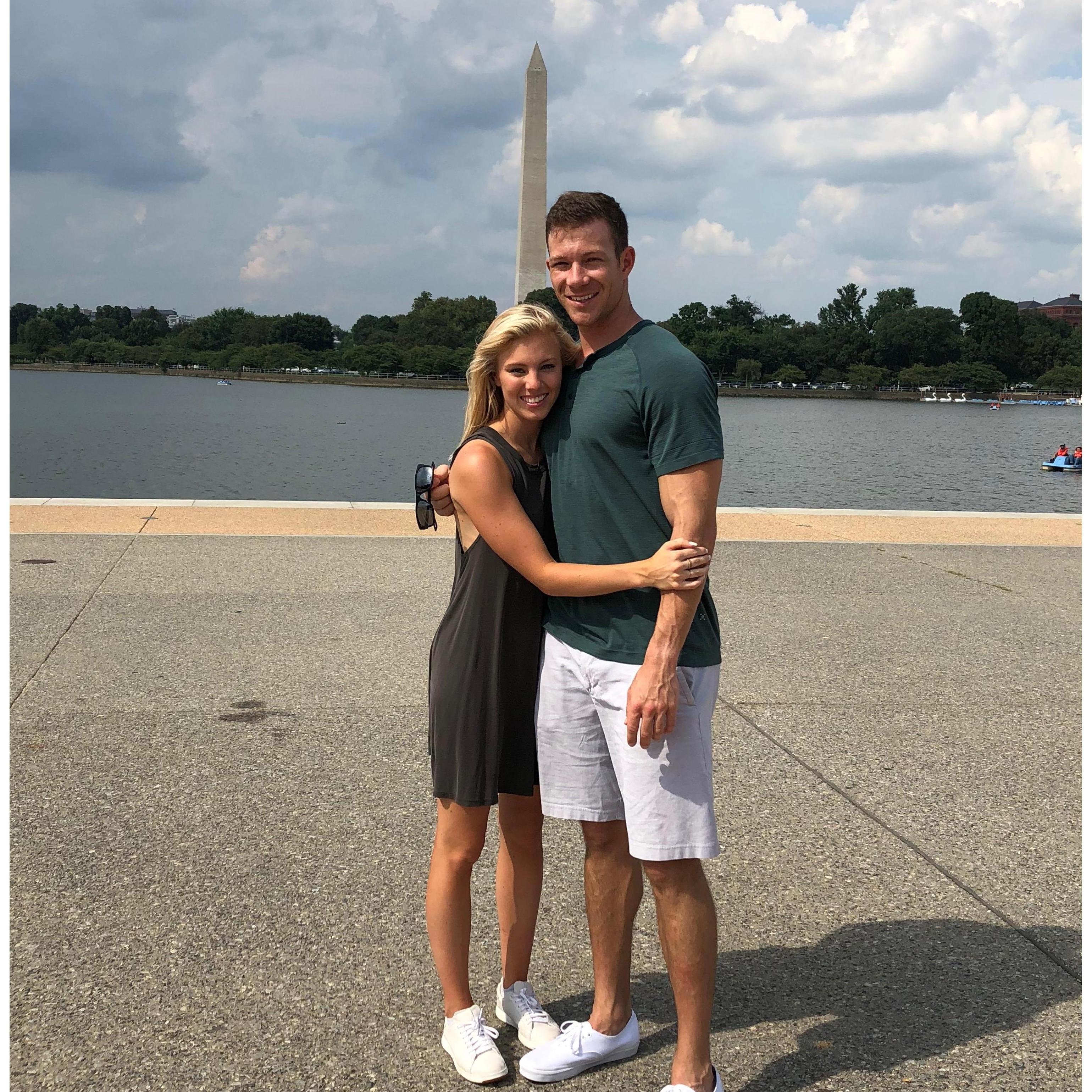 Our first trip together! We went to DC to visit my best friend Allysa and her husband, CJ.