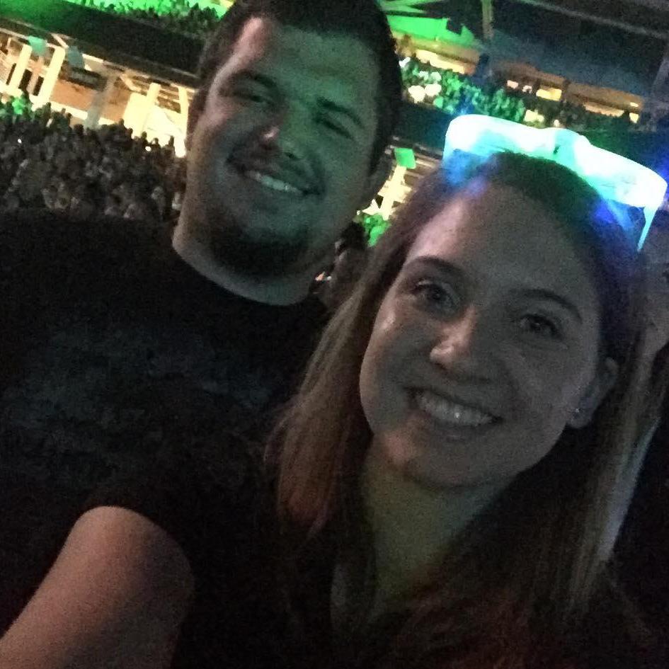 Nate used to warm-up for his wrestling matches to Taylor Swift songs. For his birthday, I bought him tickets to The 1989 World Tour.