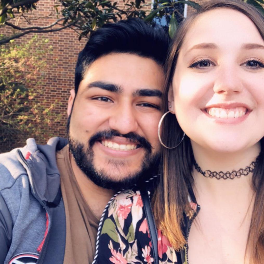 Our First Official Photo as a Couple