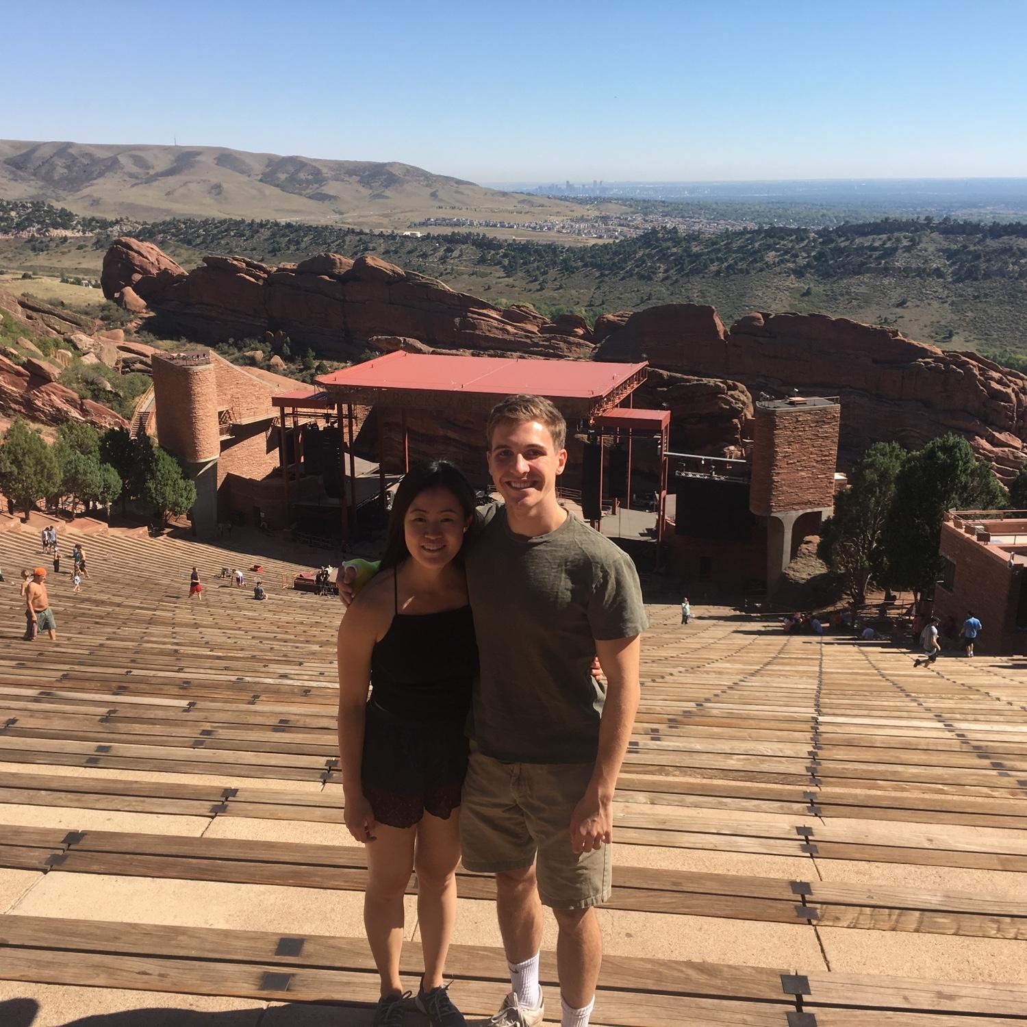 September 2018: Peter's first visit to Red Rocks! Little did we know what this location would represent in our future...