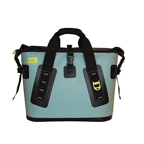 BUILT 5234144 Welded Soft Portable Cooler with Wide Mouth Opening - Insulated and Leak-Proof, Large, Arctic Ice