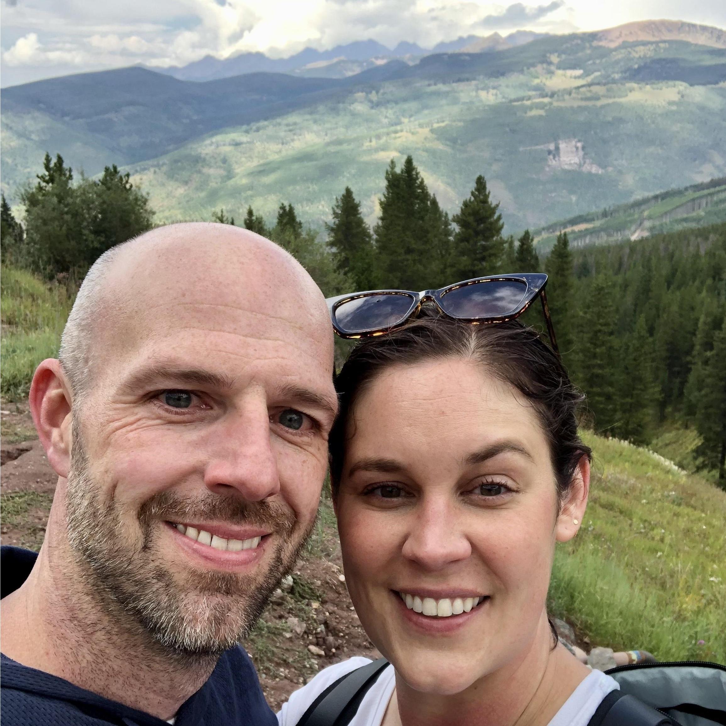 An intense, rainy hike in Vail. Absolutely stunning reward!