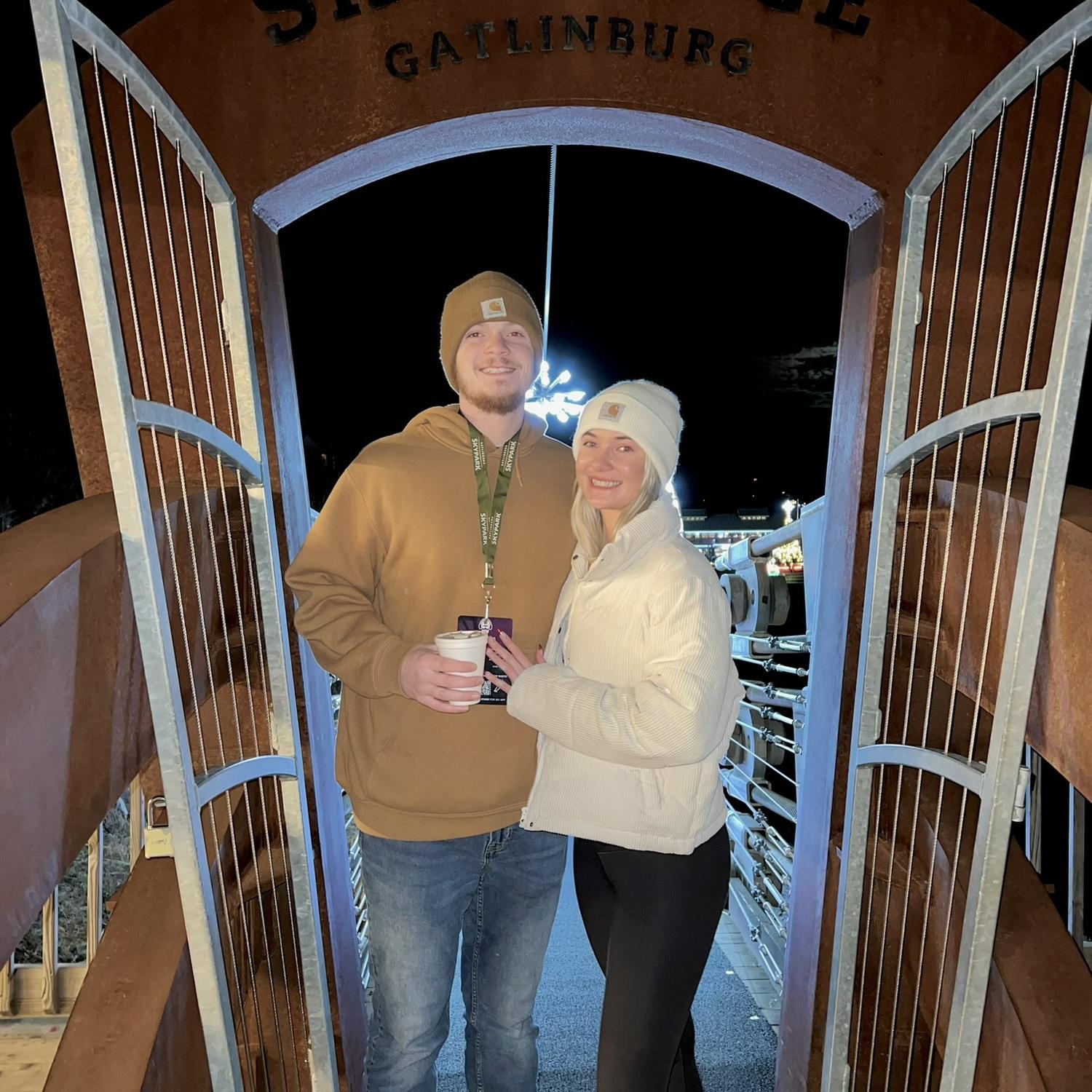 Trip to Gatlinburg over New Year 2024 with his mom and sister!