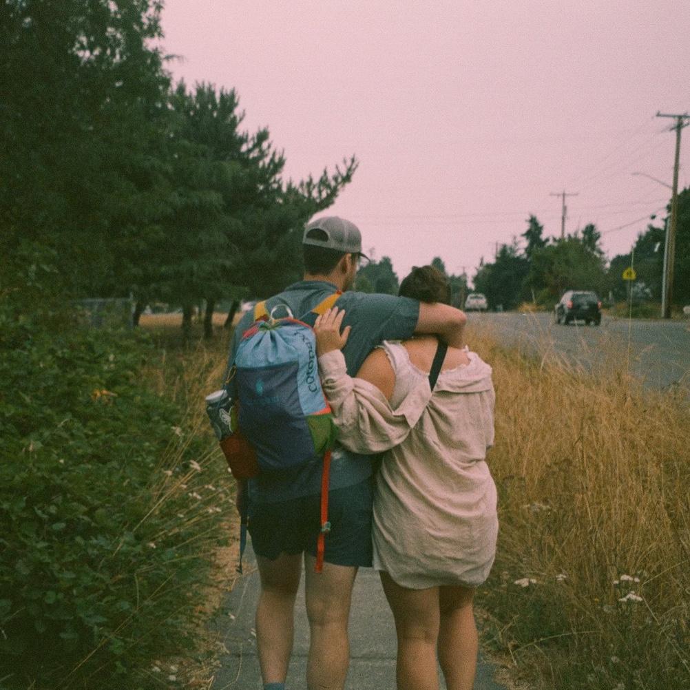 Walking to the T.H.I.N.G. music festival in Port Townsend. (2023)