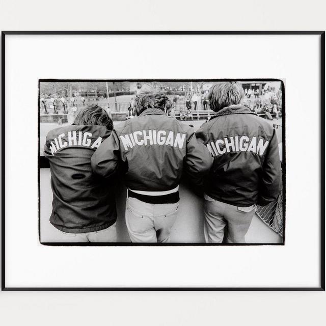 University of Michigan Jackets, New York City 1978. Fine Art Black and White Street Photography Print, Vintage Film Wall Photo Prints.