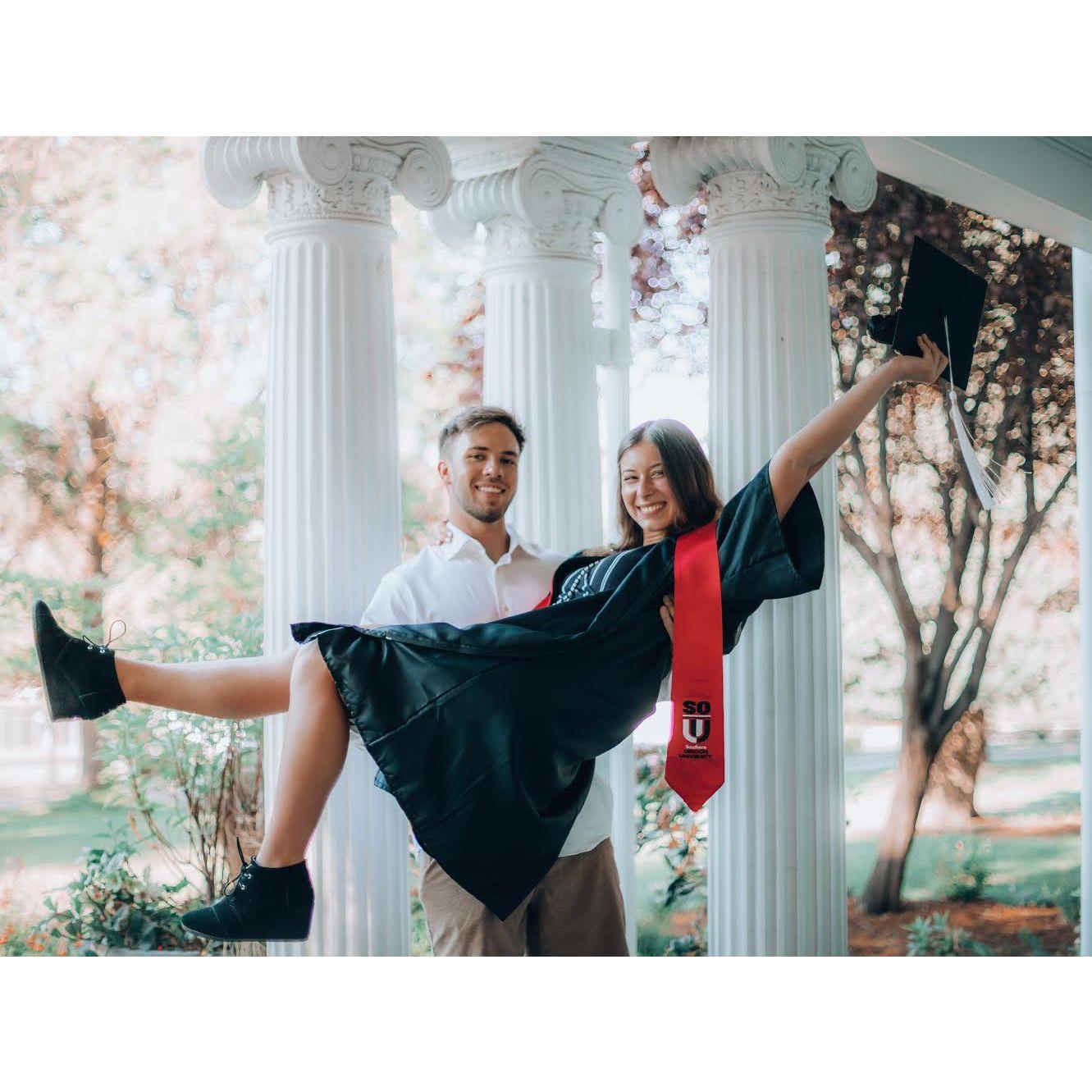Lauren's college graduation photos June 2020