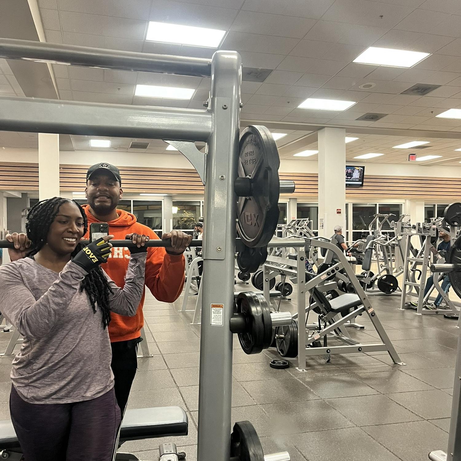 Gym date! One of many.