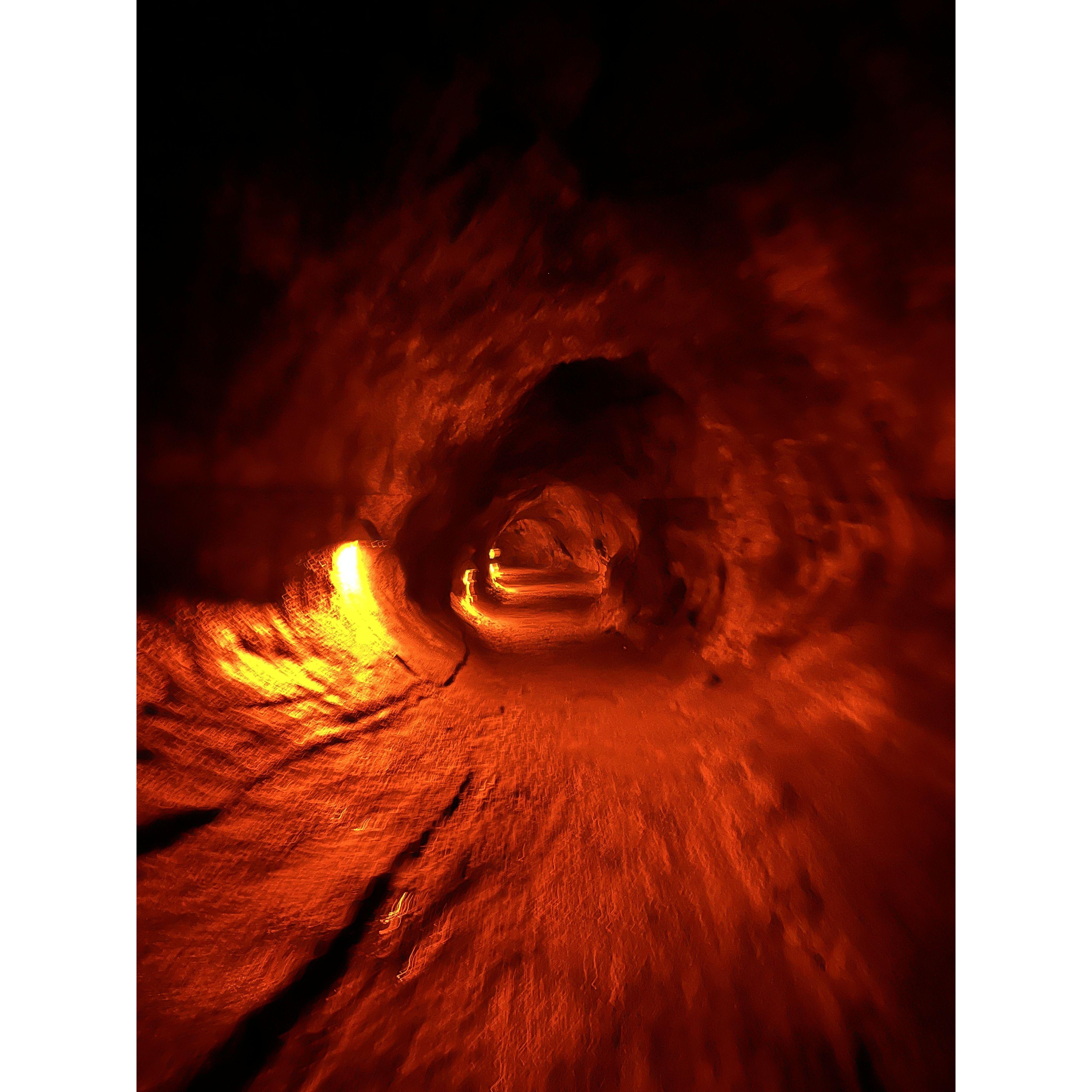 First to see the Lava cave！