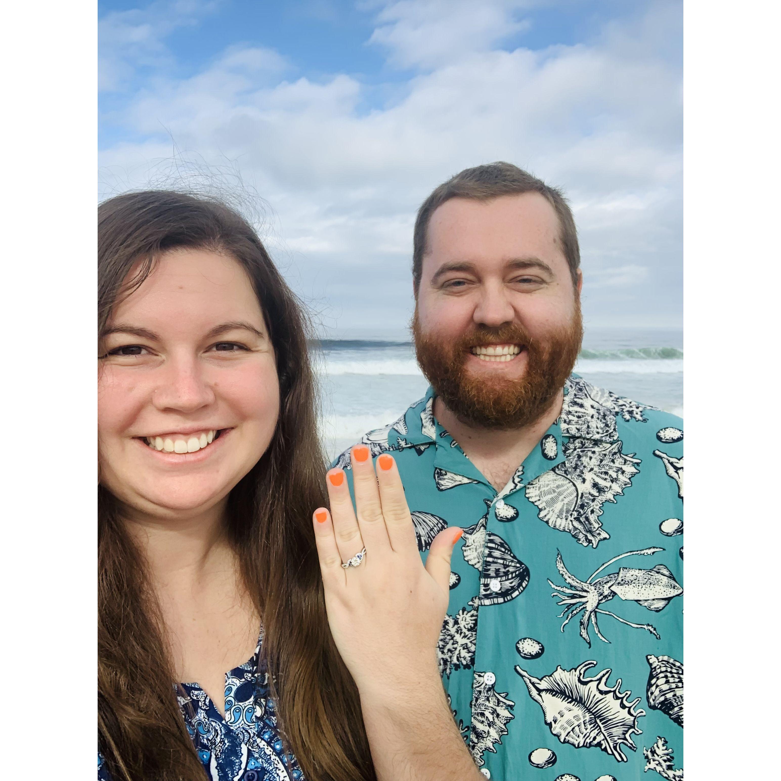 SEPTEMBER 18, 2022 - Seth proposed on the beach in Marina, CA.