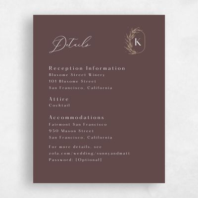 Chocolate, Brown Wedding Enclosure - Eyota
