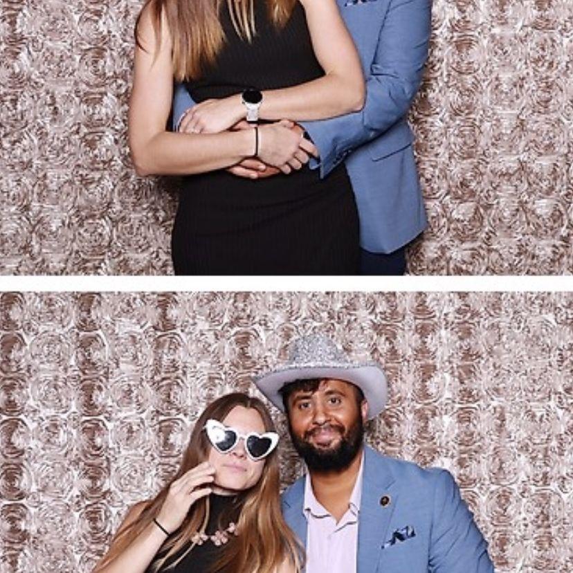 Spontaneous photoshoot at a friend's wedding