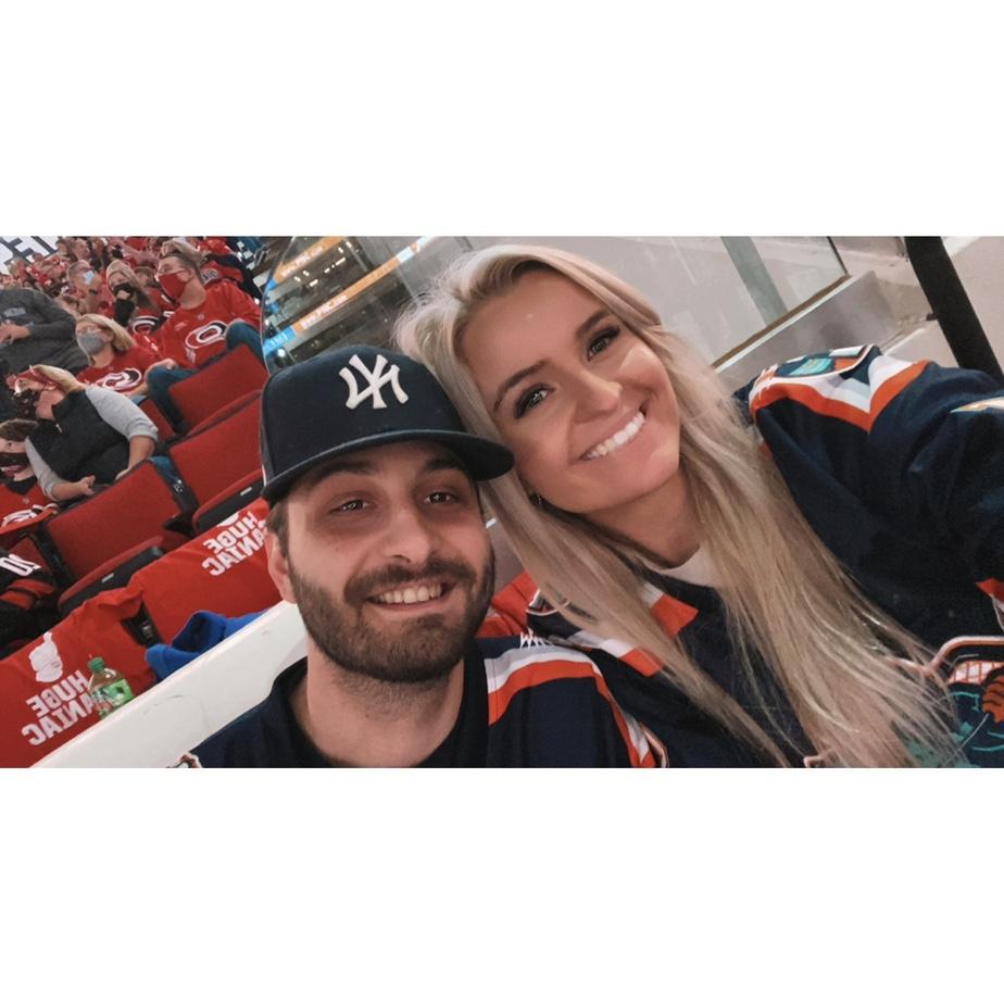 October 2021 Raleigh,NC | NY Islanders vs. Raleigh Hurricanes (little did we know we’d be living here 2 years later almost to the day)