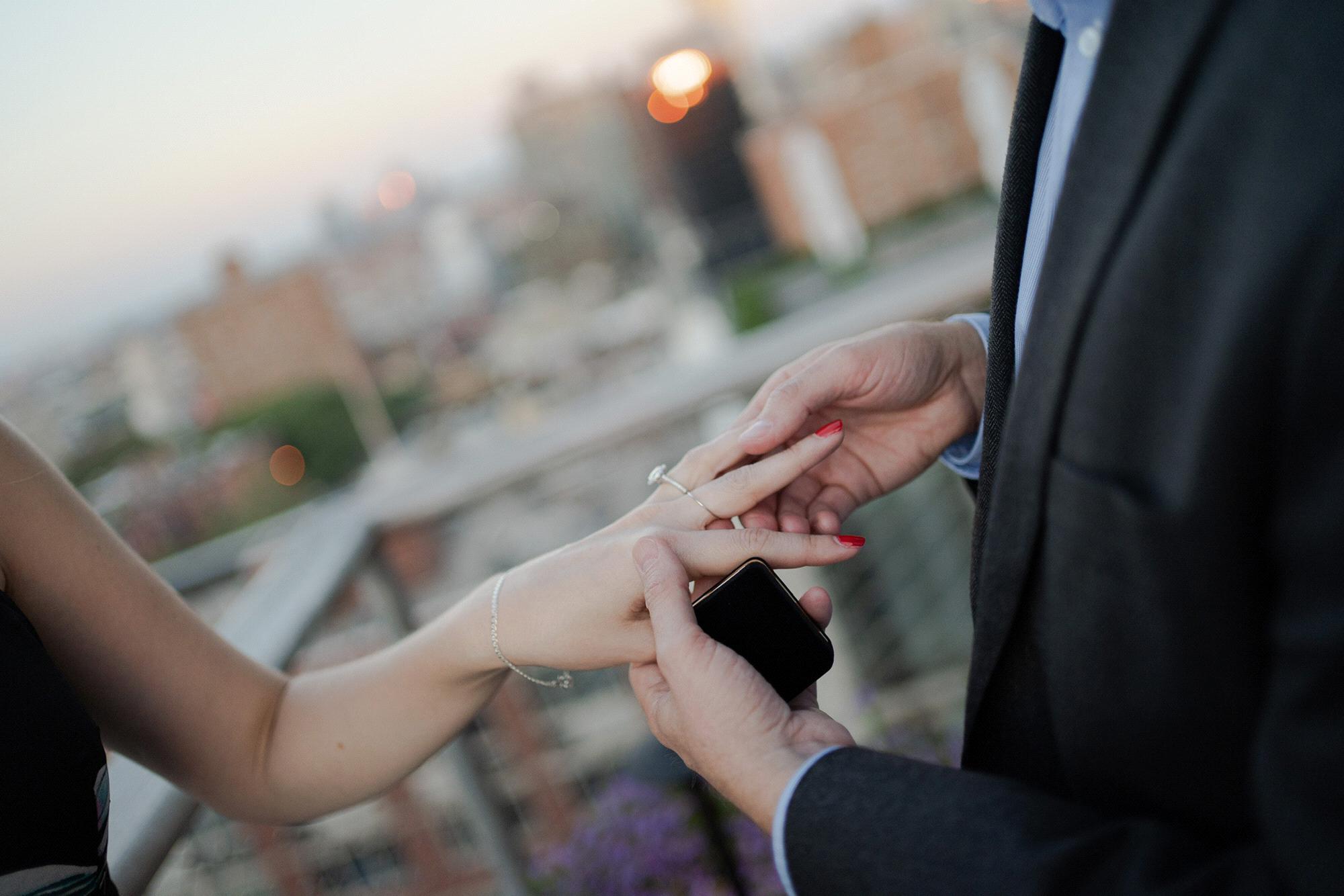 Putting a ring on it.