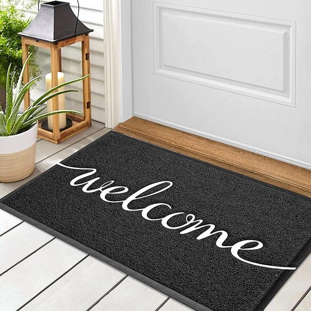 MAAZO Welcome Mats Outdoor 30"x17.5" Durable Floor Mat Front Door Mat Welcome Door Mats Outdoor Rug Indoor Non-Slip Door Mat for Entryway, Home Entrance, Patio, High Traffic Areas