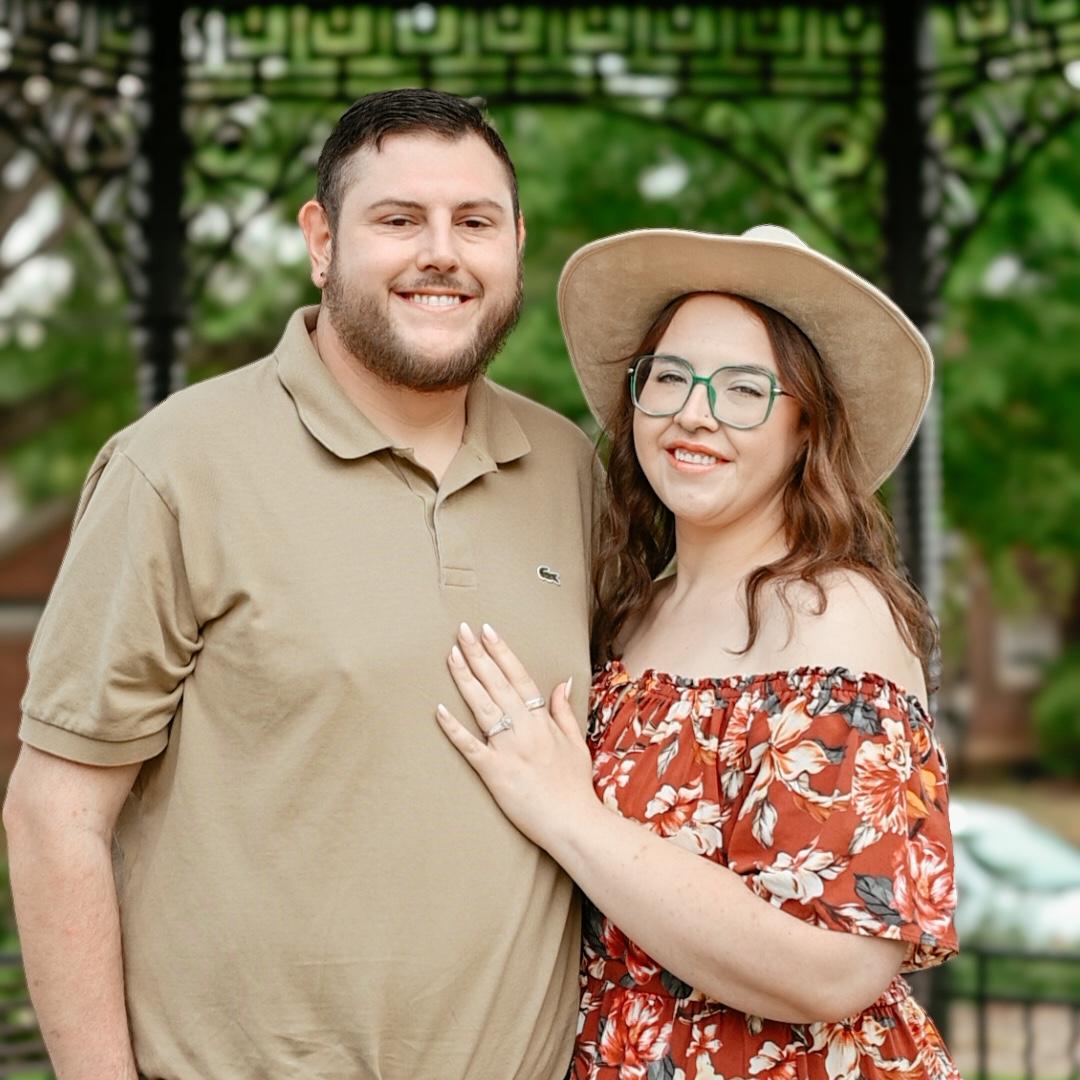 Photo shoot at the Bell Tower Green in Salisbury where we got saved ♥️