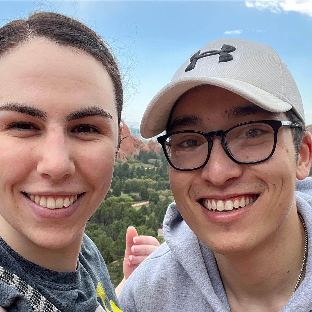 Emily and Chase's first time at The Garden of the Gods in Colorado Springs