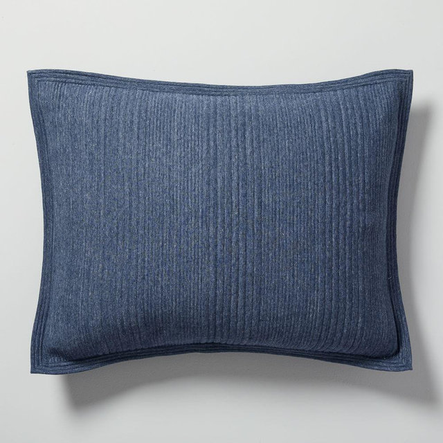 Cotton Cloud Jersey Standard Sham, Midnight