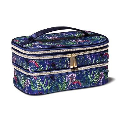 Sonia Kashuk™ Triple Train Case Impressionist Ditsy Floral Blue