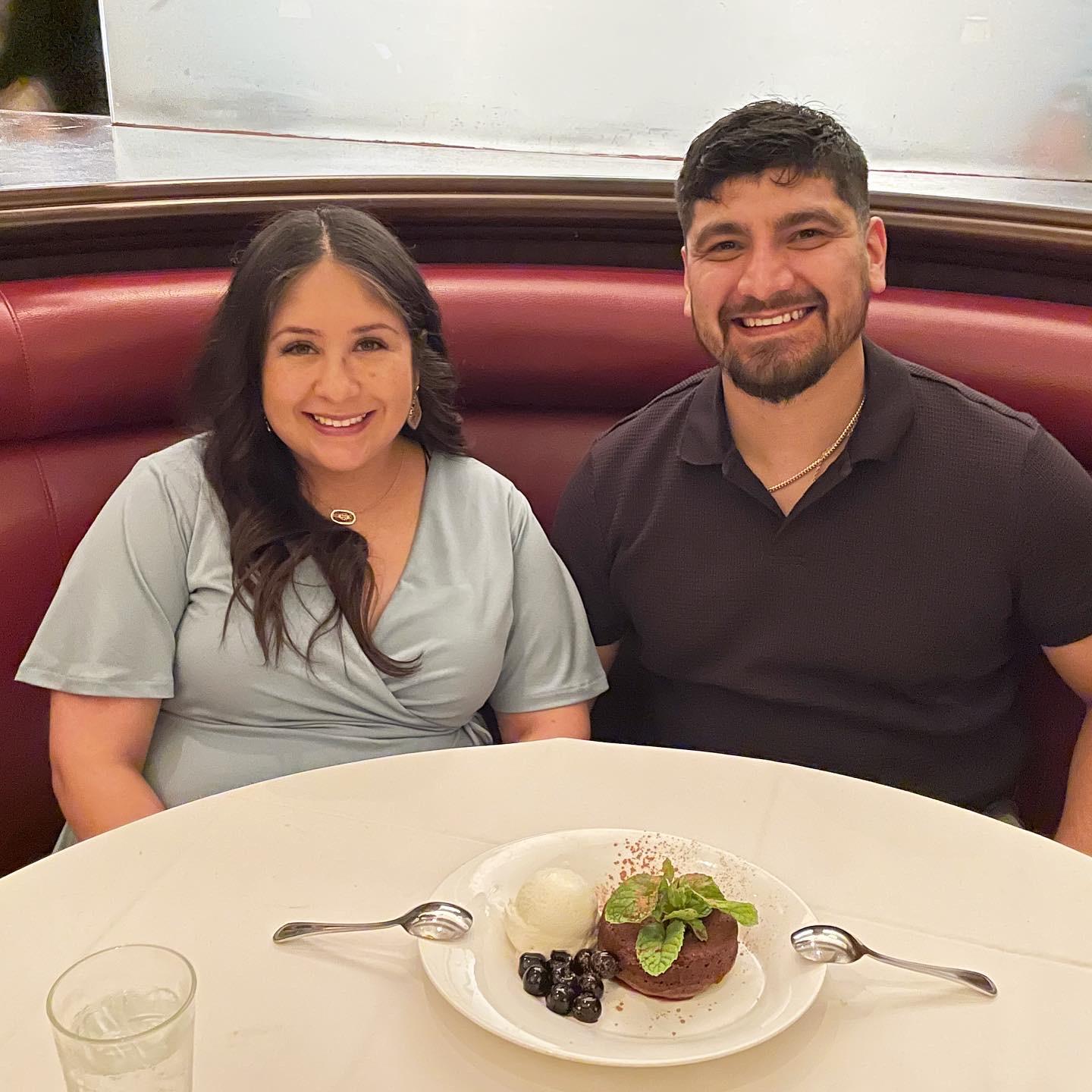 Dinner before Carlos proposed