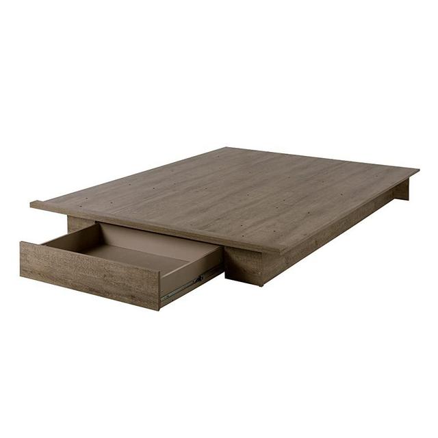South Shore Platform, Full/Queen, Weathered Oak