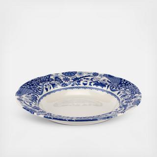 Blue Italian Brocato Soup Plate, Set of 4