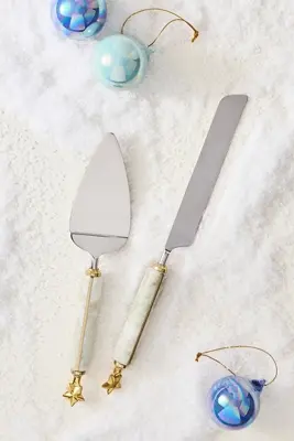 New York City Ballet Marble Cake Serve Set